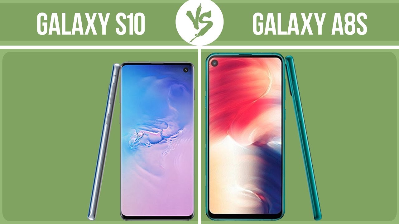 Samsung Galaxy S10 vs Samsung Galaxy A8s ✔️