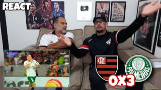 REACT FLAMENGO 0X3 PALMEIRAS - PALMEIRAS VENCE E AMPLIA LIDERANÇA