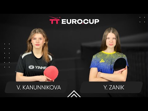 10:45 Vasylysa Kanunnikova - Yulianna Zanik 01.01.2024 TT Euro.Cup Women Ukraine Master.TABLE 3