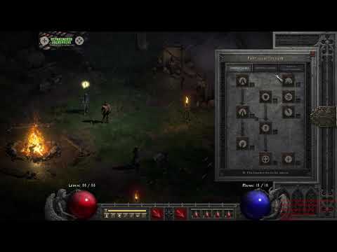 Diablo 2 Resurrected Deutsch Paladin Level guide und Endgame gesegneter Hammer Guide
