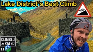 Beautiful Honister Pass Ends with a Brutal 25% Climb