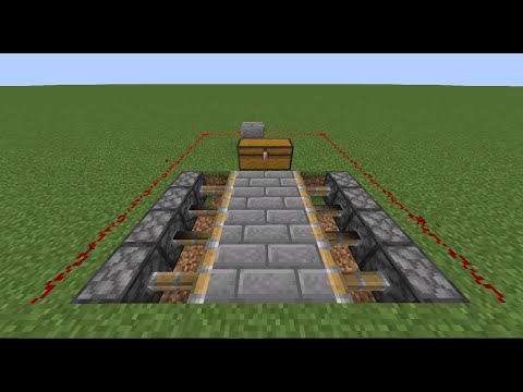 Minecraft Lava Chest Trap Tutorial