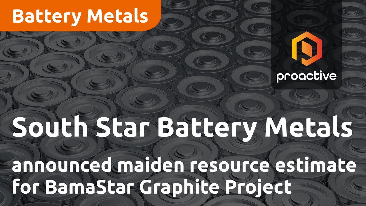 South star Battery Metals announces maiden resource estimate for BamaStar Graphite Project