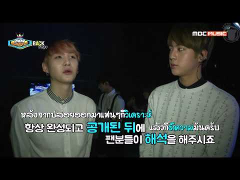 [THAI SUB] 150509 BTS BACKSTAGE @ SHOW CHAMPION