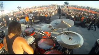 &quot;Dead Militia&quot; (Drum Cam) - Disciple - Rock the Desert 2014