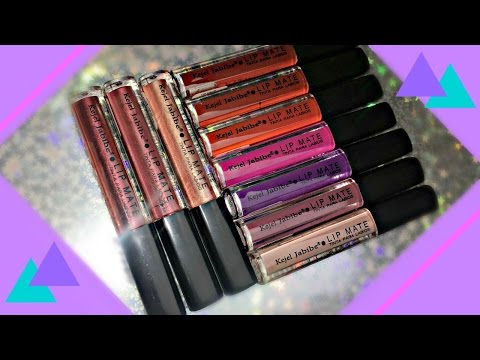 LIP SWATCHES  "KEJEL JABIBE" (10 tonos) Lip mate TINTA PARA LABIOS 💄 FantasticAzul