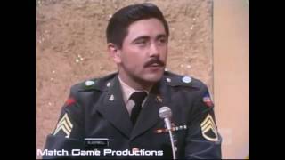Sgt. Richard Blackwell on "The Match Game" 1976