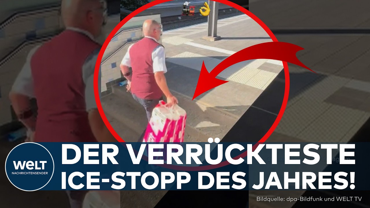 ICE STOPPT WEGEN KLOPAPIER-NOT! Zugchef sprintet selbst in den Supermarkt