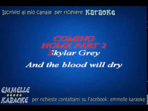 coming home part 2 Skylar Grey  karaoke [EMMELLE KARAOKE]