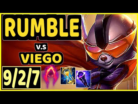 KREOX (RUMBLE) vs VIEGO - 9/2/7 KDA JUNGLE GAMEPLAY - EUW Ranked GRANDMASTER
