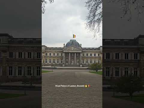 Exploring the Royal Domain of Laeken 👑 Brussels🇧🇪✨ #travelbelgium #royalpalace #laeken #brussels