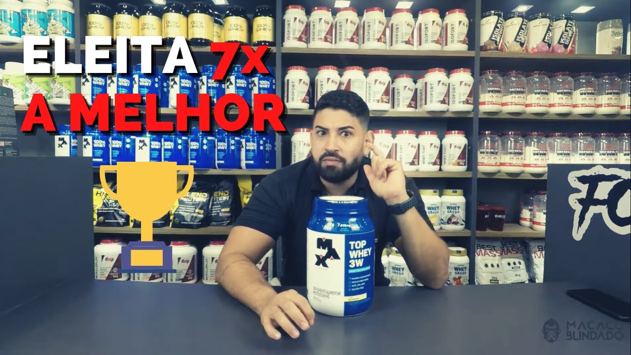 TUDO SOBRE A TOP WHEY 3W DA MAX TITANIUM