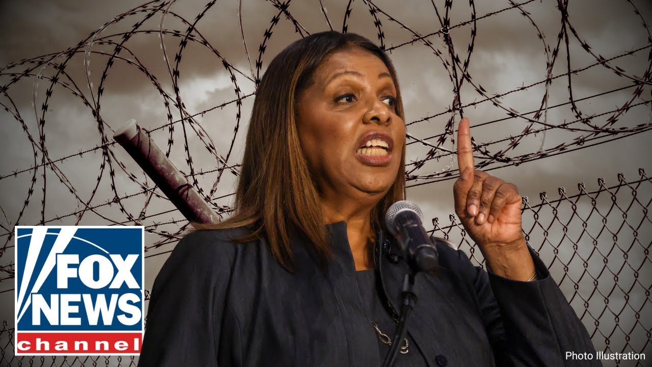 'YOU'LL BE IN PRISON!': Letitia James confronted by heckler