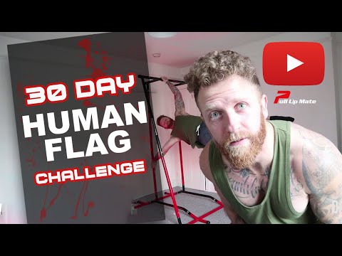 HUMAN FLAG IN 1 MONTH?!!  - Pull Up Mate Challenge