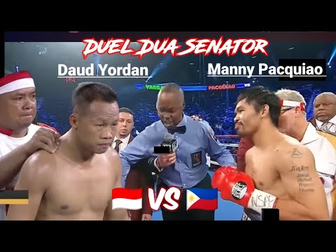 David Jordan vs. Manny Pacquiao Boxing || Two Indonesian Senators vs. Filipino Boxers