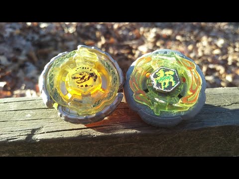 Nightmare Rex SW145SD vs Rock Zurafa R145WB | Metal Fight Beyblade メタルファイトベイブレード