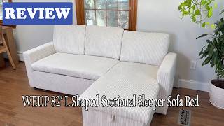WEUP L-Shaped Corner Sofa Bed - My honest review of this sleeper sofa!