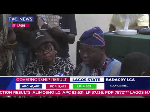 Lagos Governorship Election: Announcement of Kosofe LGA Result