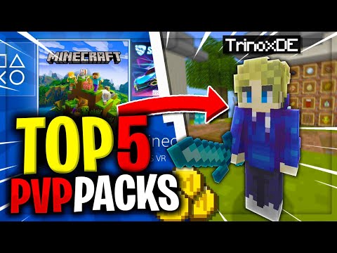 Trinox - TOP 5 PVP Texture Packs für MCPE! 😍 Minecraft Bedrock ( PS4, Xbox, Switch, PE , Win10 )
