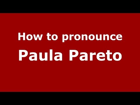 How to pronounce Paula Pareto (Spanish/Argentina) - PronounceNames.com
