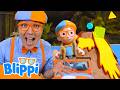 Blippi Saves His Clubhouse From A Volcano Toy Play Special Educational Videos For Kids