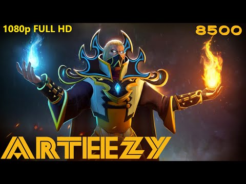 Dota 2 - Arteezy 8500 MMR INVOKER SHOW [ 1080p Full HD]| EPIC GAME | 6.87  patch / Dat Dota Studio