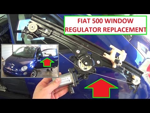 Power Window Regulator Repair Kit - Front Right (Passenger Side) For 2012-2019 Fiat 500