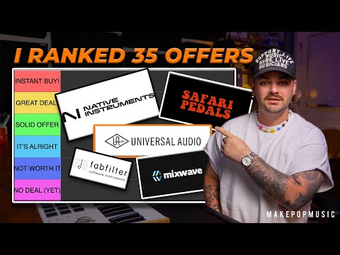 The BEST and WORST Black Friday Deals For Producers! (35 Black Friday Offers RANKED)