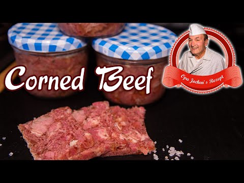 Corned Beef selber machen - Rindfleisch im Glas - Opa Jochens Rezept