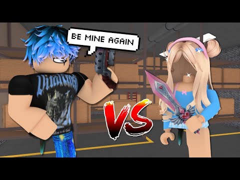 I 1v1'd My EX BOYFRIEND In MM2... (Murder Mystery 2)