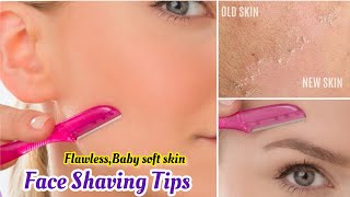 How I shave My Face🪒 | 12 Face Shaving Tips | Dos and don