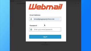 roundcube webmail - Log In