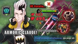 MAIN CLAUDE PUSING DILOCK NATALIA? MAU DIBIKIN FEEDER? COBAIN BUILD INI! | TOP GLOBAL CLAUDE - MLBB