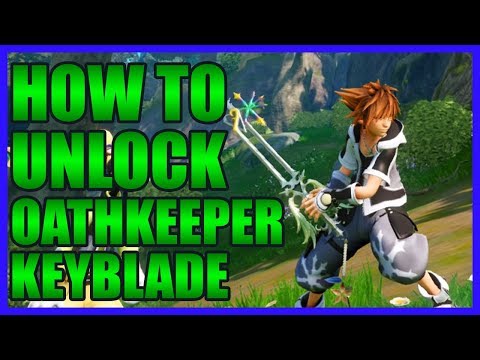 Kingdom Hearts 3 - How To Get Oathkeeper Keyblade In Kingdom Hearts 3 and Gameplay