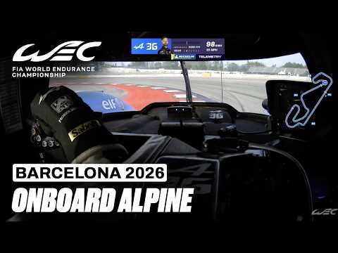 Onboard Lap Jules Gounon Alpine Hypercar | 6 Hours of Barcelona 2026 | FIA WEC