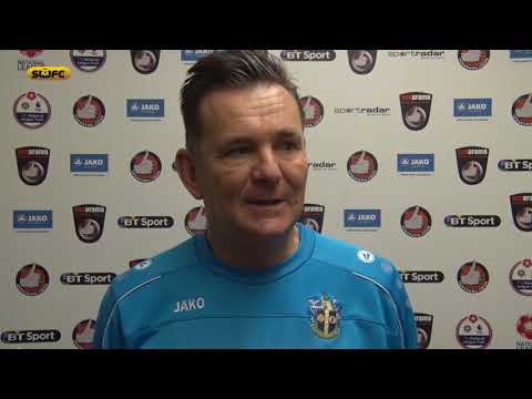 SUFCtv: INTERVIEW Paul Doswell Sutton United 1 Tranmere Rovers 3 - VNL 23/12/17