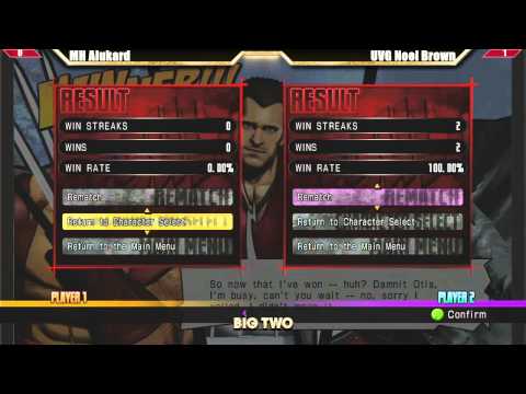 UMVC3 MH Alukard vs UVG Noel Brown &  Ahmyo vs David F - Big Two #49 Tournament