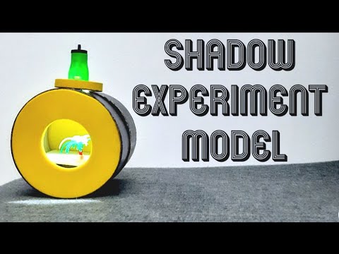 Shadow experiment model | Transparent & Opaque objects| Science project.