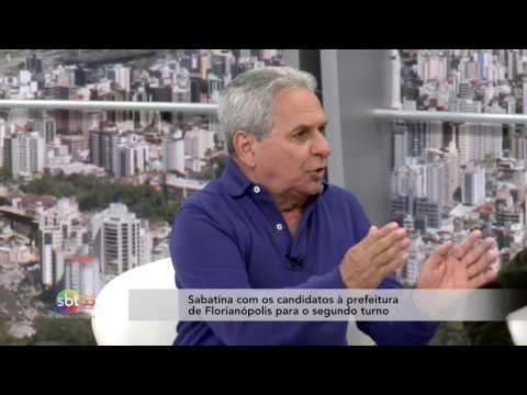 Sabatina com os candidatos à prefeitura de Florianópolis para o segundo turno - Gean Loureiro