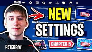 Peterbot's NEW Settings In Fortnite Chapter 5! (BEST STRETCHED RES)