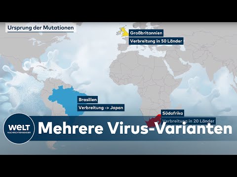 MEHRERE MUTANTEN IN DEUTSCHLAND: Südafrikanische Corona-Variante in Hessen nachgewiesen