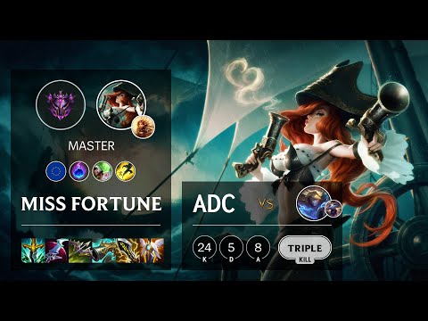 Miss Fortune ADC vs Ezreal - EUW Master Patch 11.24