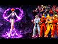 Mugen KOF Thunder Shermie Team Vs Yashiro Nanakase Ken Master Jones Ralf TEam