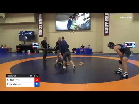 2018 Marine Corps US Open/UWW Junior Freestyle 79 Con 32 #2 - Hampton Boyd (NAPS) Vs. Casey Randle