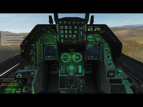 DCS RAFAIR F16 FREE FLIGHT PRACTICE