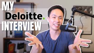 An individual's personal experience and insights into the Deloitte interview process.