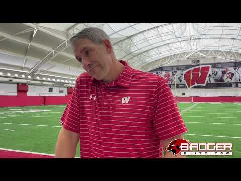 Wisconsin ILB coach Bob Bostad on 2022 signee Aidan Vaughan