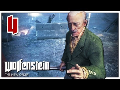 Let's Play Wolfenstein: The New Order Part 4 - Oder Bridge [Blind PC Gameplay]