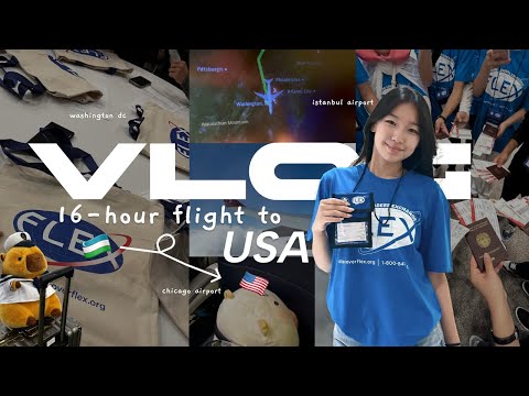 VLOG / MY FLEX PROGRAM FLIGHT TO USA
