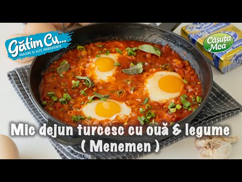 Mic dejun turcesc cu ouă & legume  ( Menemen )